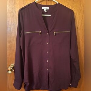 Calvin Klein long sleeve blouse